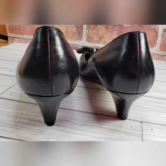 Bally of Switzerland Romy Black Heels size 9 (sw114) - Picture 6 of 10